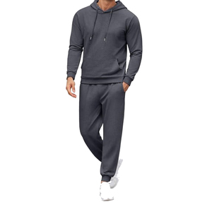 Chaqueta y pantalones urbanos de estilo streetwear para hombre, chándal elegante de diseñador con cremallera, chándal elegante para hombre con cuello alto, venta al por mayor - Product Image 4