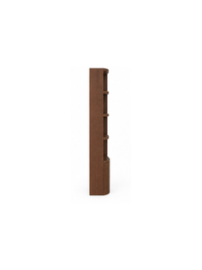 Librería Esquinera Moderna de Madera Maciza con 4 Estantes, Mueble Independiente para Sala de Estar que Ahorra Espacio, Ecológico - Product Image 2