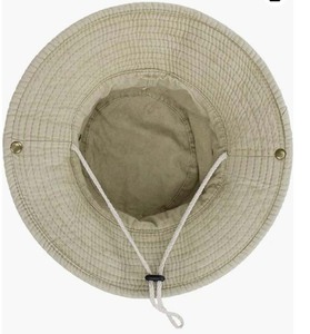 Retro Denim Customized Fisherman <b>Hat</b> for <b>Women</b> with a Drawstring, <b>Summer</b> Outdoor Climbing <b>Hat</b>, Personalized Wide-brimmed - Product Image 3