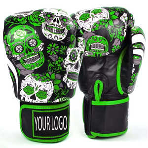 Guantes de Boxeo Personalizados de Alta Calidad con Logotipo, Cuero Genuino, Transpirables, Absorben la Humedad, Cierre de Gancho y Bucle, Unisex, para Entrenamiento/Sparring - Product Image 4