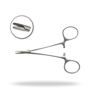 Derf Needle Holder 12cm Neuro Spine Surgical Instrument For Suturing - Product Image 1