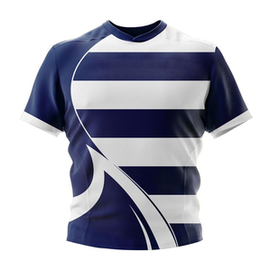 Mejores Conjuntos de Uniformes de Rugby con Diseño de Logotipo Personalizado, Transpirables, de Spandex/Poliéster, Antibacterianos, Ecológicos, Servicio OEM, MOQ Bajo, Personalizados - Product Image 4