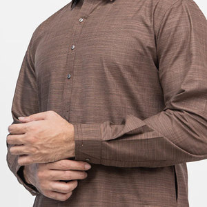 Shalwar Kameez Étnico Tradicional para Hombre, Ropa Casual de Algodón Suave Premium, Shalwar Kameez Tradicional Relajado para Hombre de Algodón Premium - Product Image 5