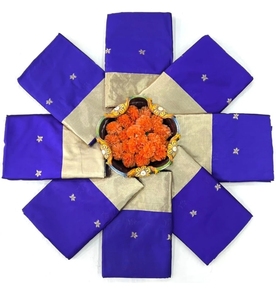 Sari de Seda y Algodón de Assam con Diseño Propio Tejido KV - Product Image 1