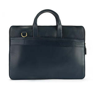 Luxury Genuine Leather Business Briefcase for Men Zipper Closure Business Office Carry <b>Bag</b> Durable Custom Logo Available - Product Image 2
