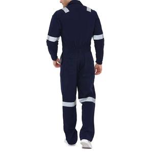 Lightweight Cotton & Poly Cotton Hi Vis Work Coverall Boilersuit Reflective <b>Waterproof</b> Safety Industrial Workwear Uniform - Product Image 2
