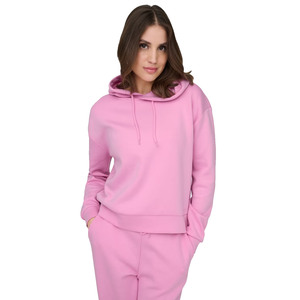 Women's Hoodie for Spring and Autumn Casual Gray Pullover Hoodie With European and American Print - Product Image 4