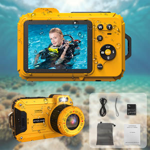 Appareil photo numérique 4K 56MP étanche jusqu'à 33 pieds avec zoom optique 6X, anti-tremblement, flash, détection de visage, capteur CMOS pour la plongée - Product Image 5