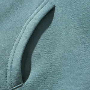 Sweat-shirt à capuche surdimensionné pour homme, couleur unie, coton, molleton français, pull décontracté, vêtements d'automne - Product Image 3