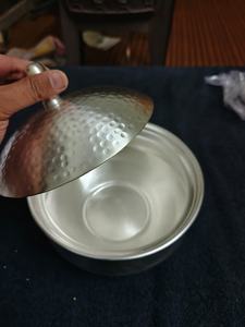 Unique Silver Plated Metal <b>Dough</b> Modern Stainless Steel <b>Bowl</b> Dinnerware Polish <b>Dough</b> Serving <b>Bowl</b> Metal Handcrafted <b>Bowl</b> Dining - Product Image 6