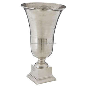 Vente chaude Vase En Aluminium pour Hôtel Maison Villa Décor De Luxe Jardin Urne Bureau Pot De Fleur Meilleurs Prix pour les Décorations De Mariage - Product Image 1