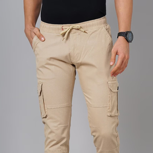 Wholesale 2026 Men's Lightweight Casual Sport Pants Custom Logo 6 Pocket Cargo Pants Streetwear Style with OEM - Product Image 4