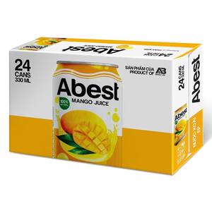 Jus de fruits de haute qualité, boisson gazeuse 330ml en conserve, jus de mangue naturel, OEM, ODM, étiquette personnalisée, produits FMCG, sans sucre ajouté au Vietnam - Product Image 3