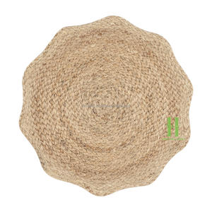 New Trend Natural Rattan Charger Plates Handwoven Wedding Table Decoration <b>Wicker</b> Scalloped <b>Placemats</b> From Vietnam - Product Image 4
