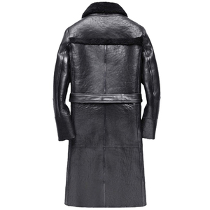 Solid Trader Light Weight Top Quality Smooth Real Hide Heavy Duty Longline Protective Winter Clothing Womens <b>Long</b> <b>Leather</b> <b>Jacket</b> - Product Image 6