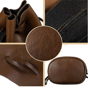 กระเป๋าใส่ลูกเต๋าหนังแท้ลายนูนทรงกลมสไตล์เรโทรสุดหรู สำหรับเกม RPG และเกมบนโต๊ะ พร้อมกระเป๋าใส่เหรียญแบบเชือกรูด - Product Image 3