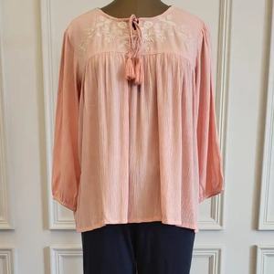 Ropa INS con bordado Floral a la moda para mujeres y niñas, tela antiarrugas de algodón de alta calidad, mangas completas, tanque, botón informal, Verano - Product Image 1