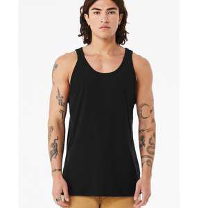 Ring-Spun Cotton Muscle Tank <b>Top</b> Scoop Neck Classic Low Price Tank <b>Tops</b> <b>Top</b> Vest Suppliers - Product Image 6