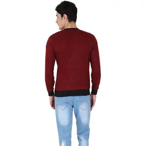 T-shirt en coton surdimensionné personnalisable pour hommes grande taille col montant épaule tombante pour GYM Workout Style décontracté - Product Image 3