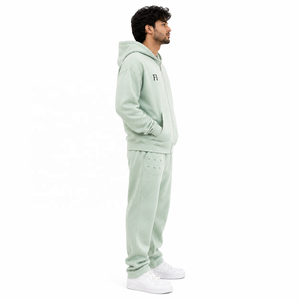 Proveedor Mayorista de Conjuntos Deportivos Personalizados ODM OEM, Sudaderas con Capucha Estilo Urbano, Pantalones Deportivos Holgados, Transpirables, 100% Algodón - Product Image 2
