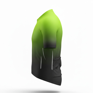 Maillot de cyclisme Pro Team pour homme, à séchage rapide, respirant, à manches courtes, impression par sublimation, vêtements de course pour vélo de route - Product Image 2