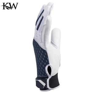 ถุงมือเบสบอลหนังแท้พิมพ์โลโก้ได้ คุณภาพพรีเมียม สำหรับนักกีฬา ระบายอากาศได้ดี กันน้ำ  แบบนิ้วแยก - Product Image 4