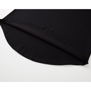 เสื้อยืดคอกลมสีพื้นสำหรับผู้ชาย แขนสั้น ผ้าฝ้ายเนื้อนุ่ม ทรงพอดีตัว สไตล์ฮิปสเตอร์ ลำลอง เสื้อยืดพื้นฐาน - Product Image 5