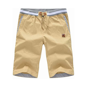 Pantalones Cortos Casuales de Moda para Hombre, de Lana, Cintura Alta, Cierre de Botones, Transpirables, Hasta la Rodilla, con Logotipo Bordado Personalizado, Fabricante al por Mayor - Product Image 3