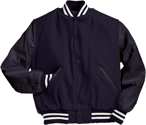 Custom Manufacturer High Quality Men's <b>Jackets</b> <b>Winter</b> OEM Embroidery Men's <b>Leather</b> Baseball Letterman Varsity <b>Jackets</b> - Product Image 2