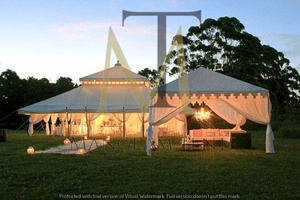 Luxury Maharaja Royal Wedding Event <b>Tent</b> Handcrafted Premium Waterproof PVC Outdoor Garden Pavilion MS Iron <b>Frame</b> MSI Pipe - Product Image 2