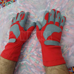 ถุงมือแข่งรถโกคาร์ทแบบแข่งขัน ถุงมือขับขี่ที่มีการควบคุมที่ดีขึ้น ถุงมือแข่งรถแบบออกแบบสีตามสั่ง - Product Image 5