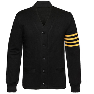 Crea tu Propio Suéter Cárdigan de Punto con Logotipo Personalizado de Alta Calidad, Cuello en V, Informal, para Hermandades/Fraternidades/Escuelas/Universidades - Product Image 1