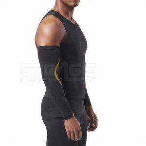 Manchons de compression respirants et légers en tissu athlétique extensible dans quatre directions, avec poignets lisses – Offre Spéciale Éco-responsable - Product Image 2