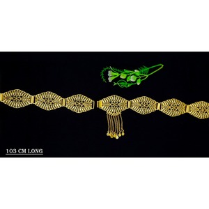 Retro Ethnic Metal Belt Decoration Wide Waist Chain Waist Belt for Ladies Arab Wedding Arabic Fashion Buckled Ladies Belt Dubai - Product Image 1