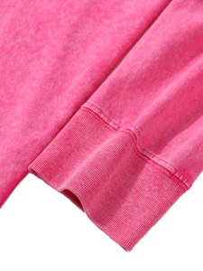 Wholesale Oversized Long Sleeve Graphic Cotton <b>T</b> <b>Shirt</b> Contrast Panel Crew Neck Casual Tee for <b>Men</b> - Product Image 2