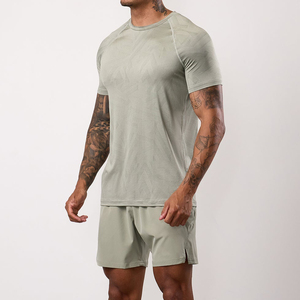 Shorts de sport d'été pour hommes en coton biologique 100% personnalisés, de haute qualité, en molleton bouclette, vierges - Product Image 5