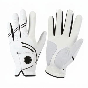 Gants de golf en cuir PU Cabretta ajustables et élastiques pour hommes et femmes, main gauche, personnalisables - Product Image 1
