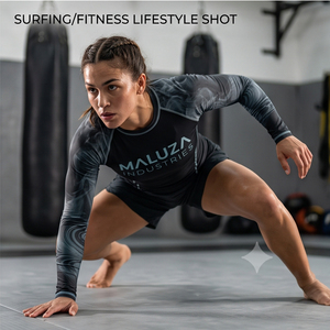 Unisex Custom Printed UPF 50+ Short Sleeve <b>Compression</b> Rash Guard Jersey 100% Cotton Breathable Eco-Friendly Outdoor Surfing Gym - Product Image 5
