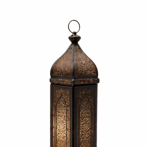 Nueva Linterna de Metal de Acero Inoxidable de Lujo para Decoración del Hogar, con Acabado en Color Bronce, para Hogar y Jardín - Product Image 1