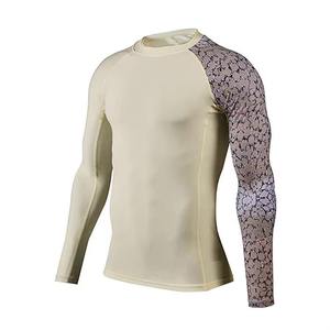 Camiseta de Compresión para Hombre, Manga Larga, Protección UV, Impresión Digital, Secado Rápido, Transpirable, Antibacterial, Ecológica, 180g, Poliéster - Product Image 1