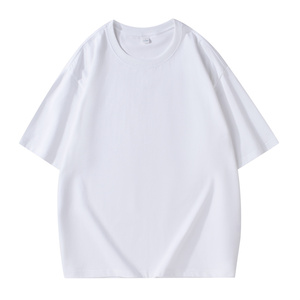 เสื้อยืดคอกลมผ้าฝ้ายแท้ 100% พิมพ์ลายพัฟฟ์ตามสั่ง เสื้อยืดเปล่าเนื้อหนาสำหรับผู้ชาย ขายส่ง - Product Image 6