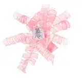 Cintas de Regalo de Organza de Doble Cara con Lazo de Mariposa Personalizado, Color Sólido, Rosa Brillante, Tejidas para el Día de San Valentín y el Día de la Madre - Product Image 2