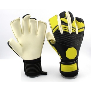 Football Goalkeeper Gloves Full Finger PU Leather Non Slip Breathable Adjustable Wrist <b>Strap</b> Hook Loop Closure Unisex Silicone - Product Image 6