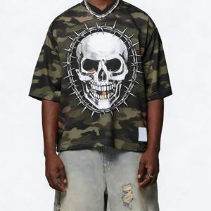 Camiseta Formal de Hombre, 100% Algodón Jersey, 300gsm, Impresión Digital, Corte Regular, Logotipo Frontal, Transpirable, Secado Rápido, Estilo Vintage - Product Image 2