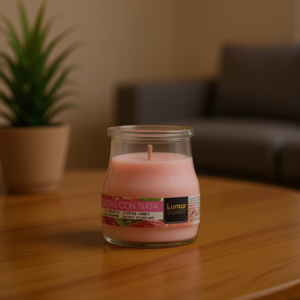 Candela Profumata Lumor alla Crema di Fragola, Barattolo da 100ml, Fragranza per Decorazione Casa - Product Image 3