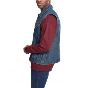 Super quick dry casual look breathable Men's Denim <b>Vest</b> high demanding latest style trending custom logo trendy Men's Denim <b>Vest</b> - Product Image 5