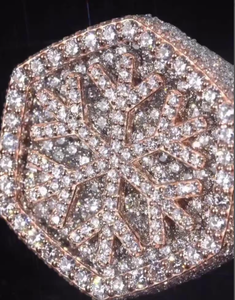 Anillo de Plata de Ley 925 con Baño de Rodio y Moissanita Creada en Laboratorio, Estilo Baguette, Personalizado, Hip Hop, para Boda o Compromiso, Unisex - Product Image 2