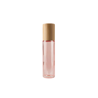 Flacons roll-on écologiques en verre de 10 ml pour huiles parfumées, avec couvercle et bille en bambou, vente en gros