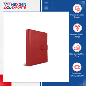 Nexgen Exports - Carpeta de 3 Anillos de Cuero PU Duradero de Calidad Inigualable con Tarjetero para Compradores Globales al por Mayor - Product Image 2