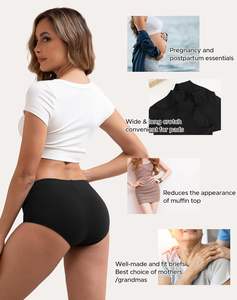 กางเกงในผู้หญิงไซส์ใหญ่เอวสูง ผ้าลูกไม้ เนื้อผ้าคอตตอนผสม นุ่มสบาย ยืดหยุ่นได้ดี เก็บกระชับ ครอบคลุมเต็มตัว ขายส่ง - Product Image 3